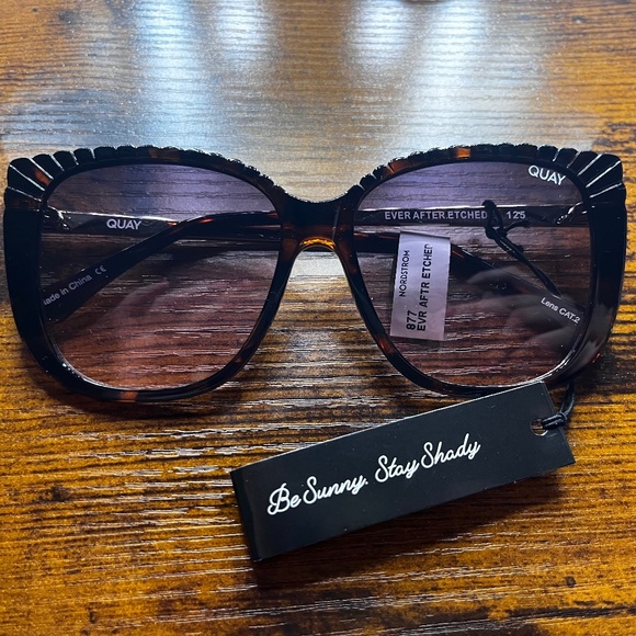 Quay Australia Accessories - Quay Ever After Etched Australia Sunglasses